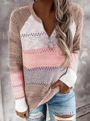 Long Sleeve Shift Casual Sweater