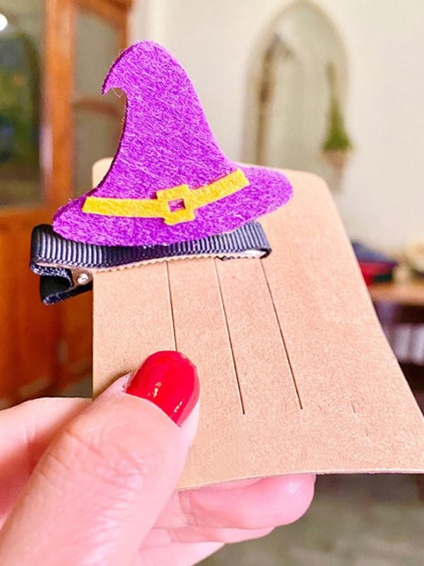 Halloween headdress bat ghost wizard hat pumpkin hairpin